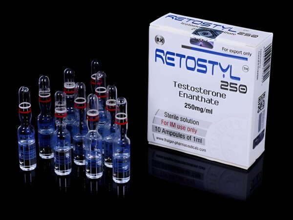 Testosterone Enanthate | Retostyl 250mg/ml x 10 x 1ml amps | Thaiger Pharma