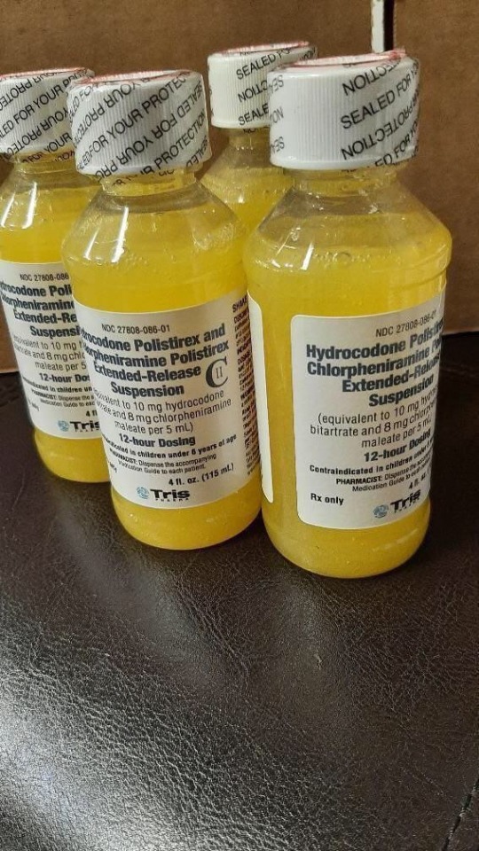 HYDROCODONE POLISTIREX AND CHLORPHENIRAMINE TRIS