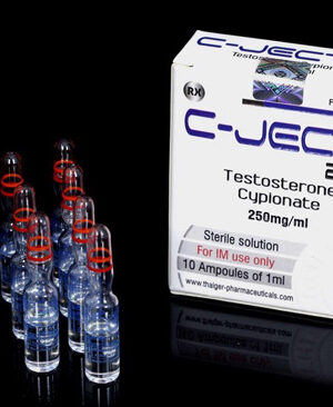 C-Ject 250 | Testosterone Cypionate 250mg/ml x 10 x 1ml amps | Thaiger Pharma